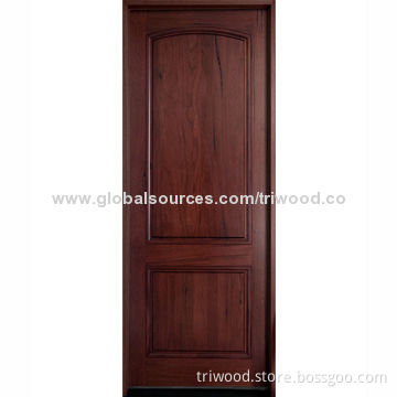 Interior Door of 100% Cherry, Eco-friendly Stain, Varnish, Other Wood Types Available